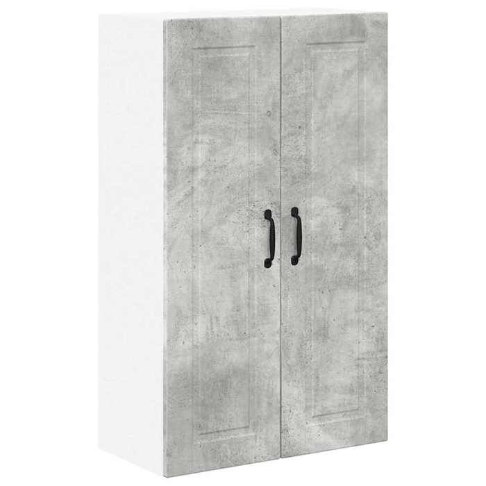 BEL-ACHAT* Meuble de stockage Moderne - Suspendu - Meuble mural de cuisine avec porte Gris béton 60x31x100cm @Promo9418805