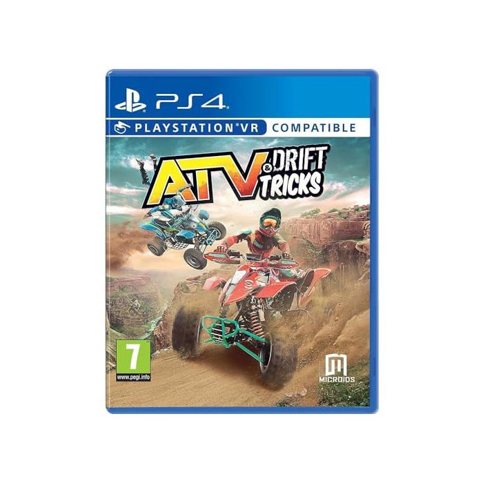 Jeu De Course PS4 - Maximum Games - Atv Drift & Tricks - Compatible Psvr - Solo et Multijoueur - 8 Modes De Jeu