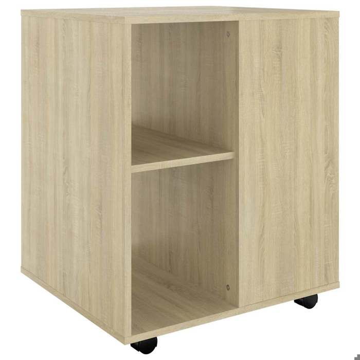HOT Ventes MEUBLE A CASIER - TOP Armoire à roulettes - Chêne Sonoma 60x53x72 cm - Bois dingénierie @729@