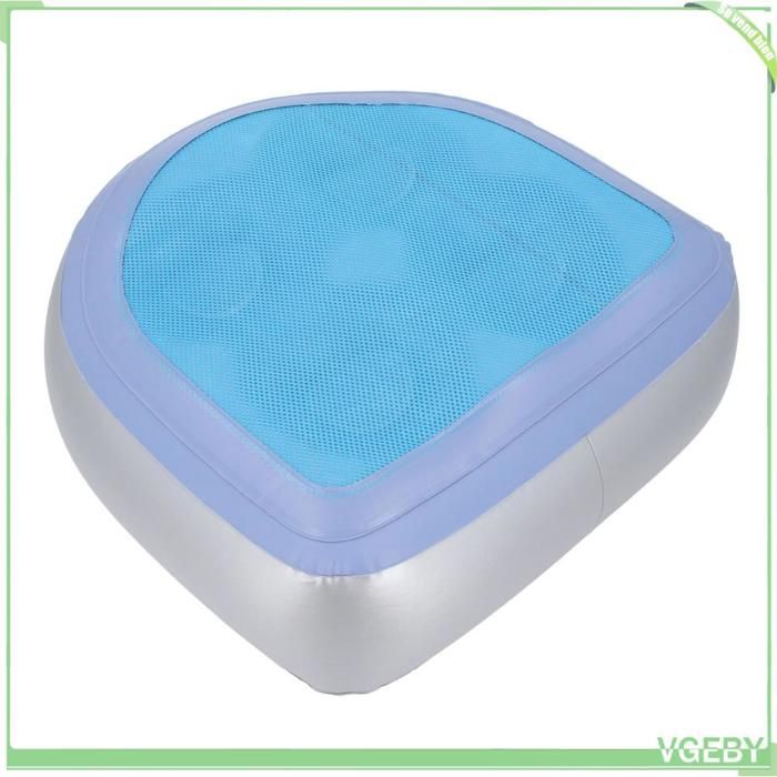 Siège dappoint pour spa - FAFEICY - Gonflable - Fermeté réglable - Antidérapant - Bleu