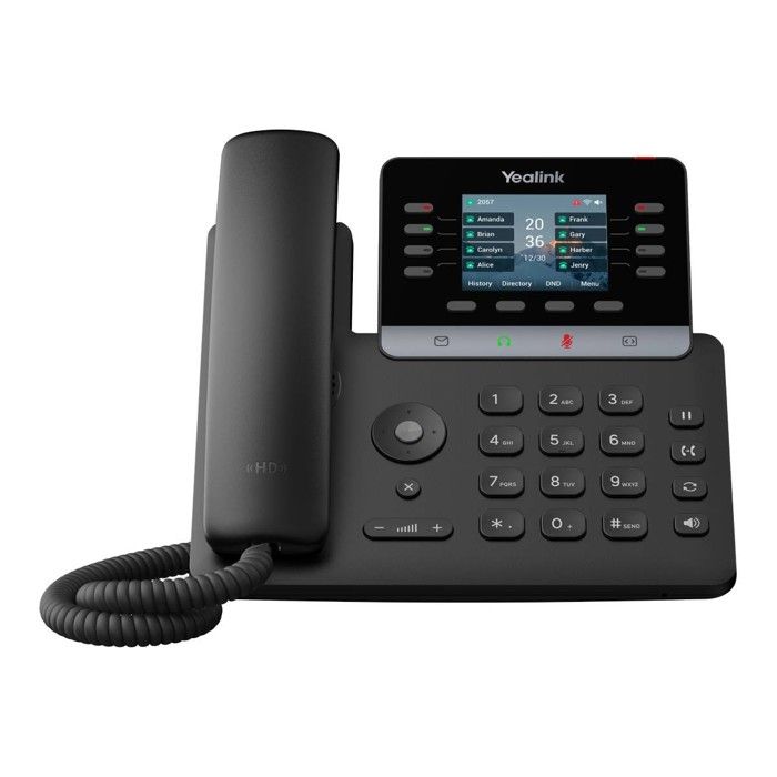 Téléphone IP Yealink SIP T73U Wi-Fi PoE Noir