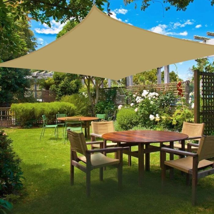 Voile dombrage imperméable - MHY® - 2x3 m - Rectangulaire - Protection UV - Tissu Oxford haute densité - Indéchirable