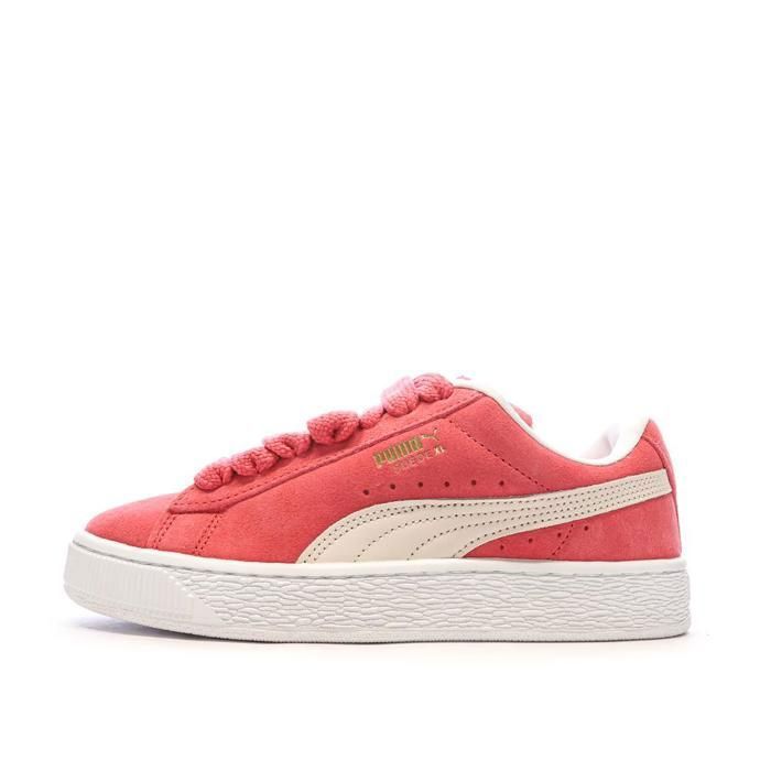 Baskets Rose Femme Puma Suede XL