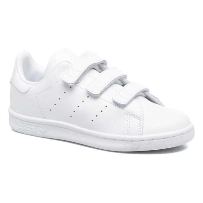 Adidas stan smith à scratch taille 37 1/3 blanc BLANC - Achat 