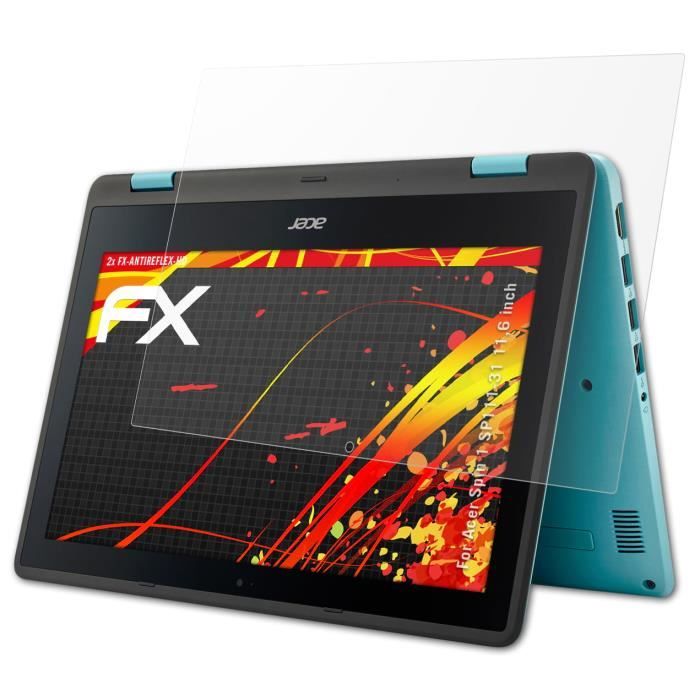 Revêtement antireflet HD FX Protection décran atFoliX Film Protecteur pour Acer Spin 1 SP111-31 11,6 inch Film Protection décran 2X 