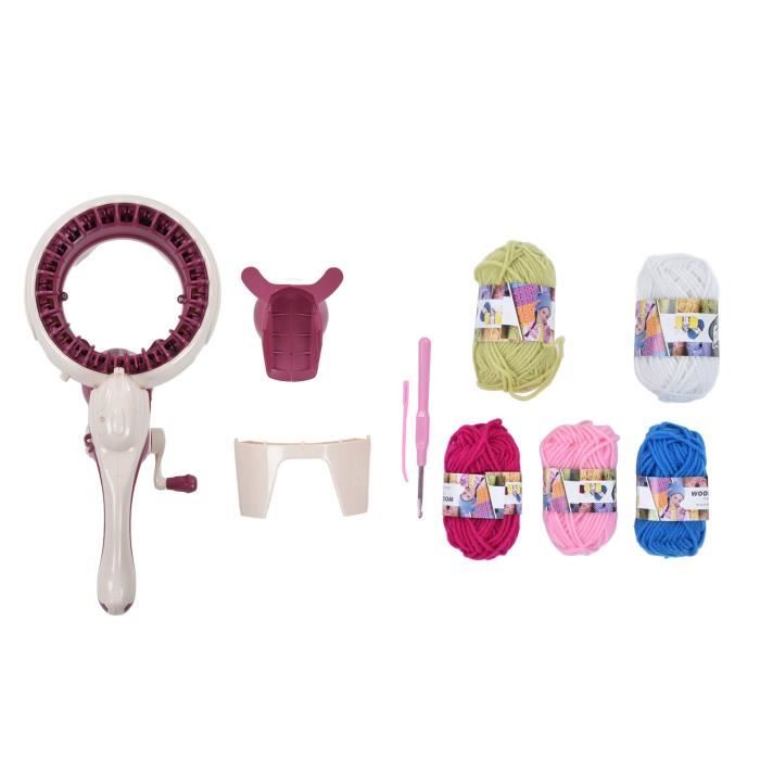 Aiguilles Plastique 1 Paire Aiguilles à Tricoter Enfant - Taille 5mm - Longueur 18cm - Plastique Coloré - Apprentissage Tricot Matériel Tricot Débutant