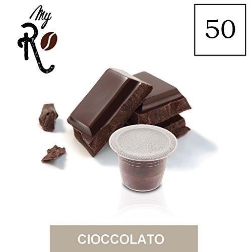 50 Capsules de Café Chocolat aromatisé compatibles avec machines