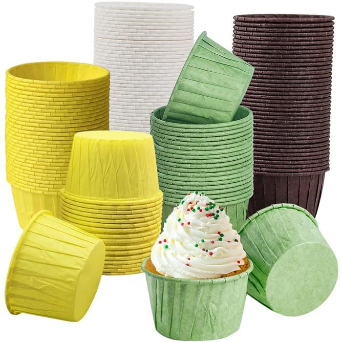 Caissettes Cupcake Moule Muffin Papier Mini Moules à Muffins en Papier pour  Mariage Anniversaire Fête(50 Pièces) : : Cuisine et Maison