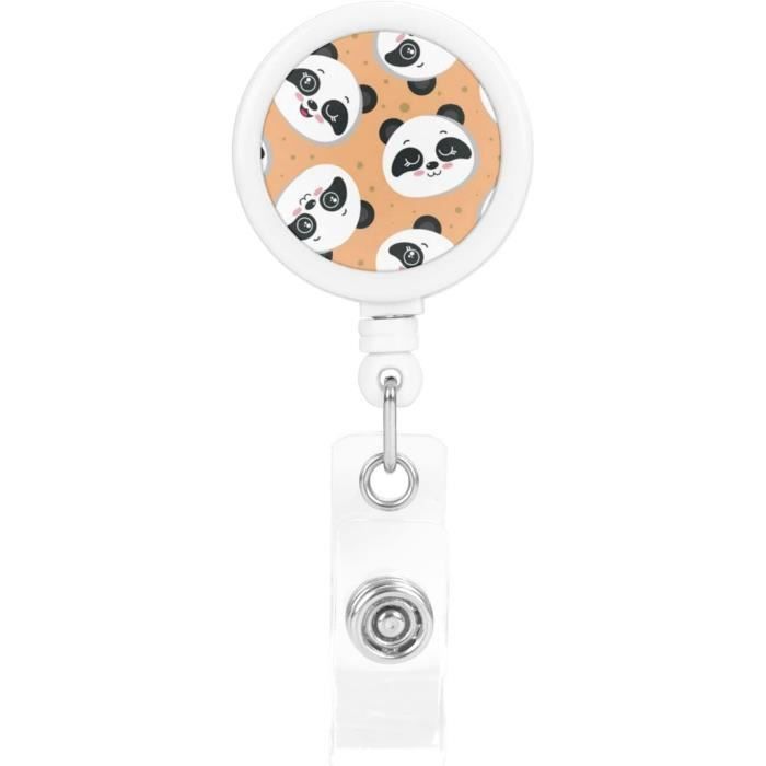 Porte-badge Rétractable Avec Mousqueton - Cordon Extensible 55 Cm, Clip Rotatif 360°, Design Camouflage Militaire - 7