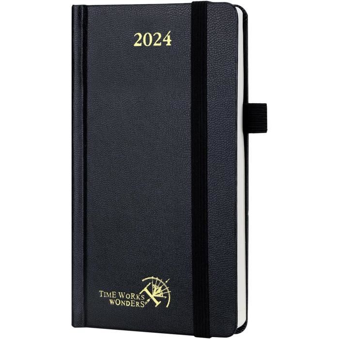 Agenda 2025 Mljtoyo A4 - Semainier Et Mensuel Avec Porte-Stylo (Rose)
