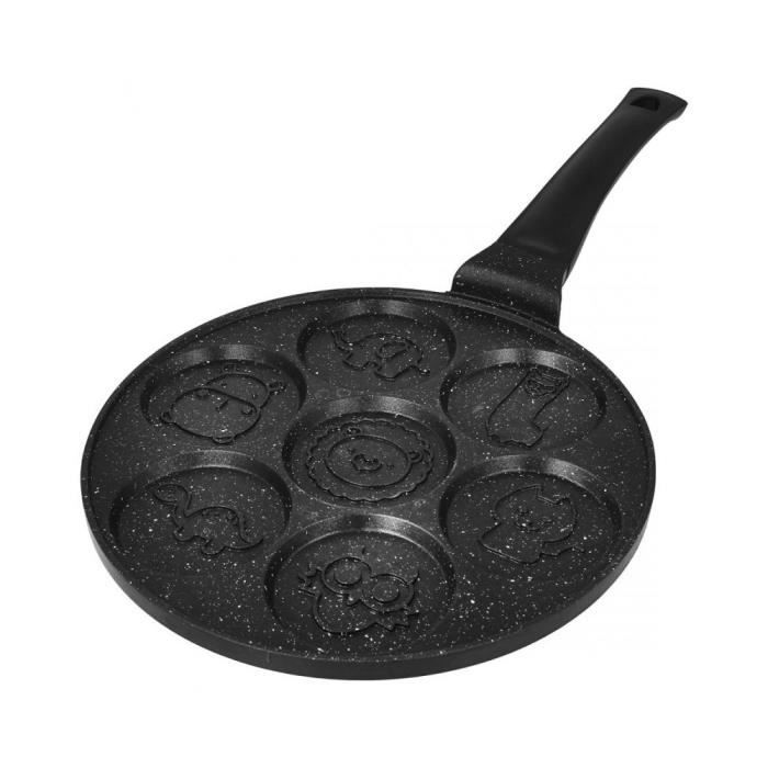 Poêle à crêpes - Brunbeste - 47761 - Granit - Noir - Compatible tous feux