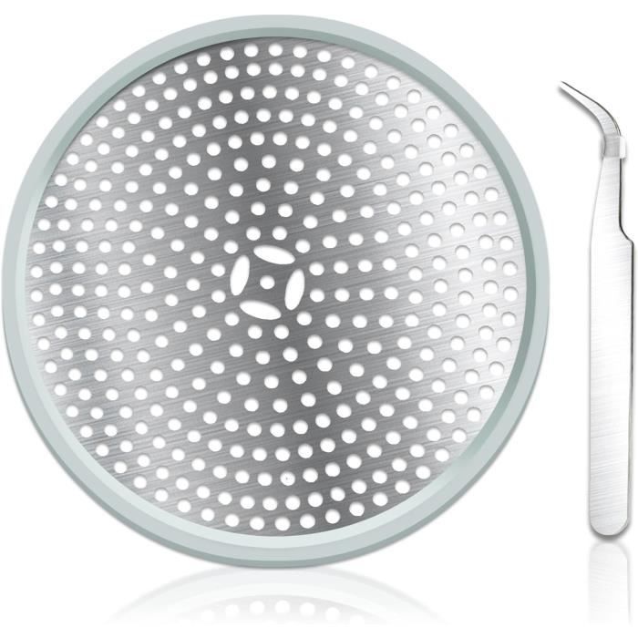 Filtre à Cheveux Pour Douche - Kit Anti-Bouchon - Compatible Avec Bondes Standard - Blanc