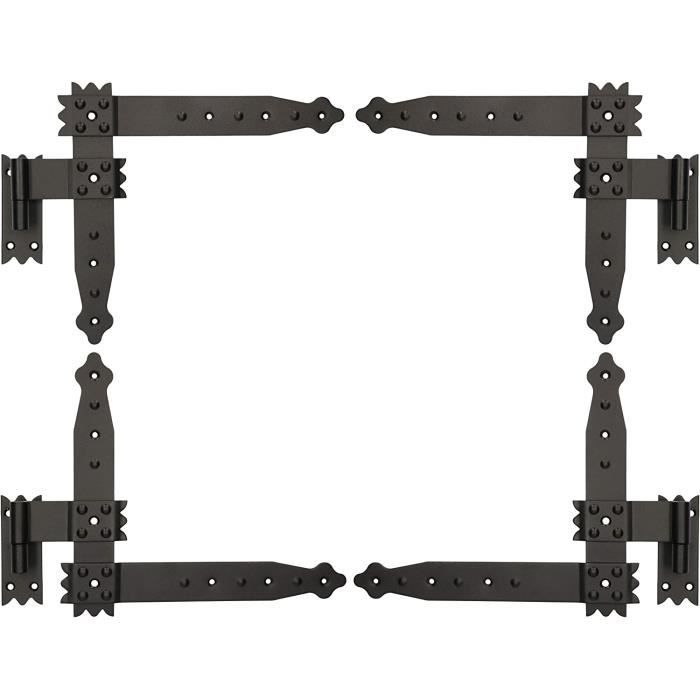 KOTARBAU® Konzola z ocelového plechu 140 x 200 mm Černá