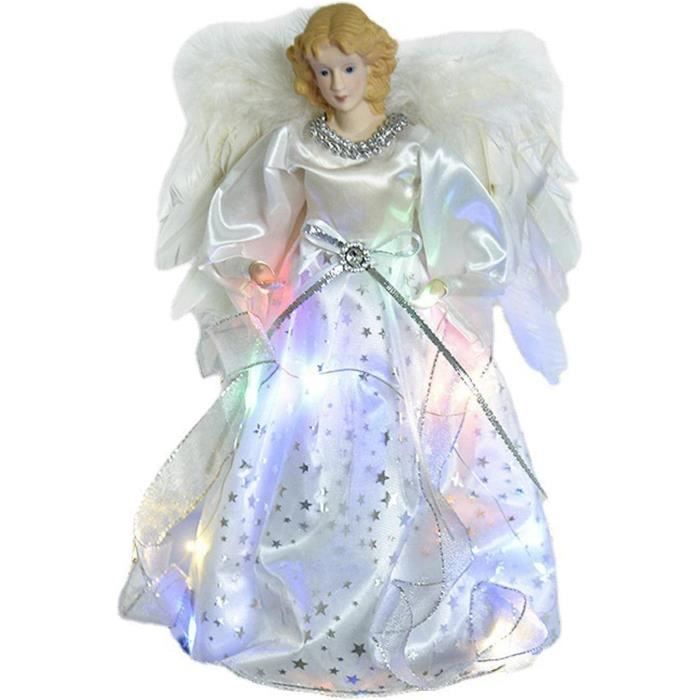 Lomffy Ange Pour Sapin De Noël, 12,6 Pouces Topper D'arbre De Noël Ange