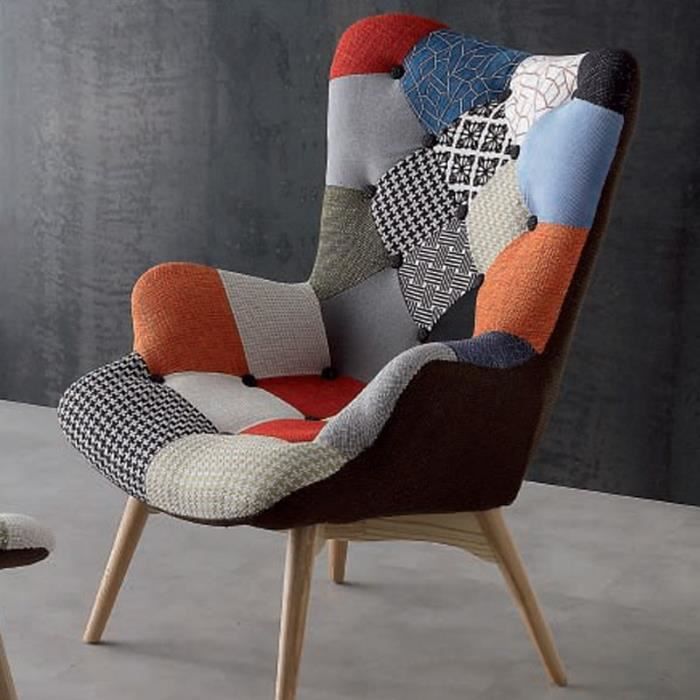 Fauteuil patchwork à vendre