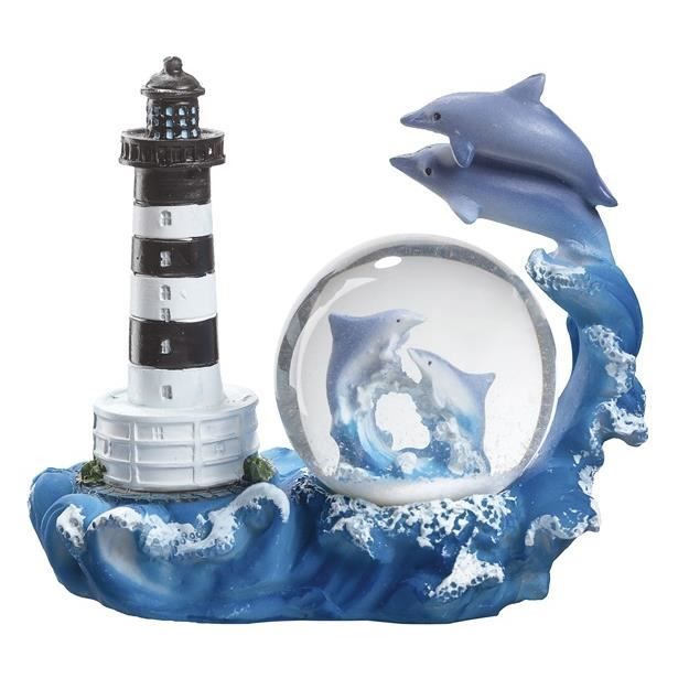 31070 Boule de neige dauphin 10cm – Boutique La Chouette