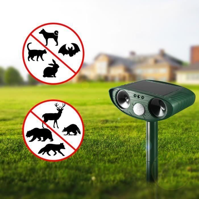 Répulsif à Taupes Solaire – Ultrasons, 3 Modes, Étanche IP65 - 2