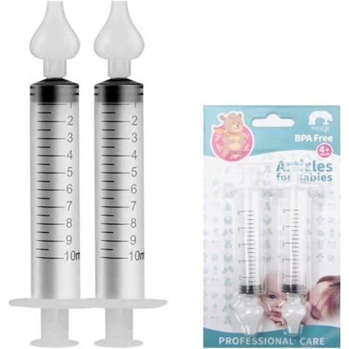 Embouts Nasaux URAQT - 4PCS Silicone Réutilisable Lavage Nasal