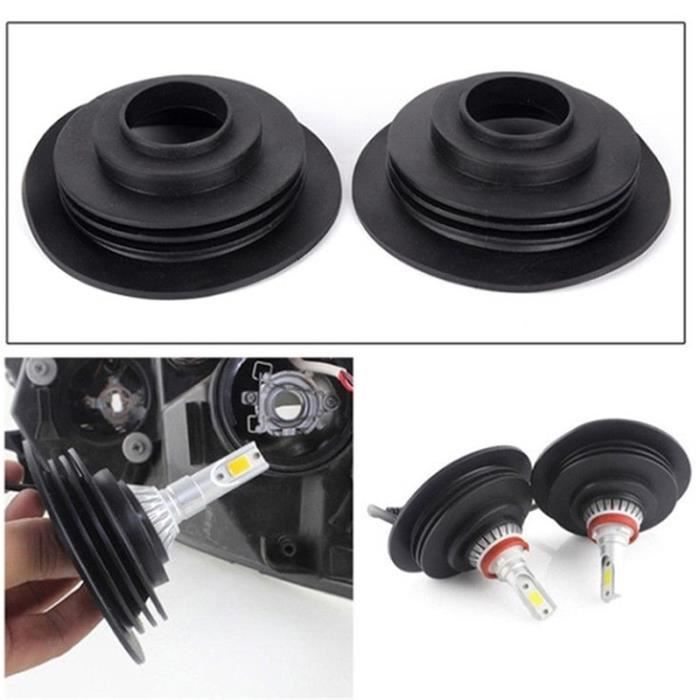 Lot De 2 Protections Anti-Poussière Phare Voiture En Caoutchouc - 45 à 70 Mm - Étanchéité Parfaite