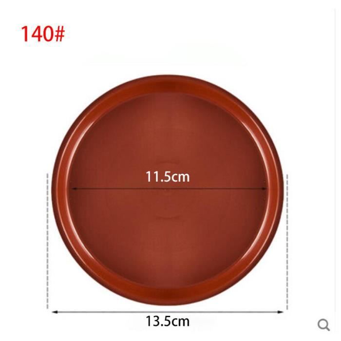 M METERXITY Soucoupe Ronde En Céramique 20 Cm Blanche - Soucoupe De Plantation Pour Pot De Fleurs