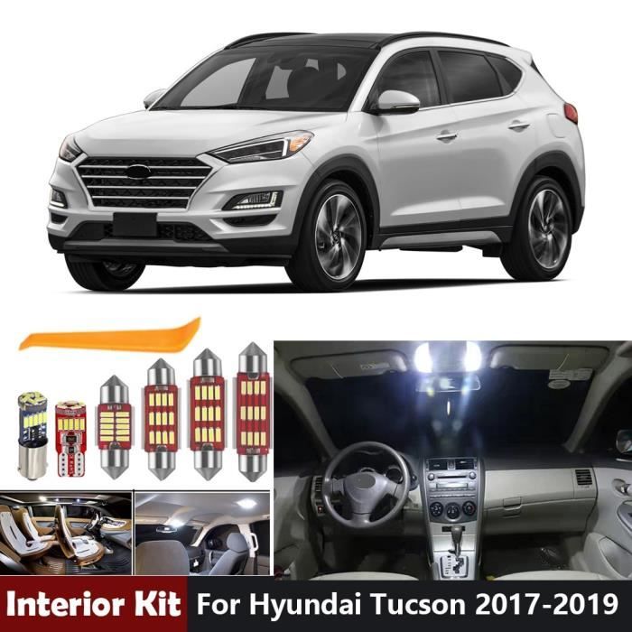12 Pièces Canbus Ampoule Led Pour Hyundai Tucson 2017 2018 2019 2020 2021 Intérieur Led Kit de Lumière de Pl