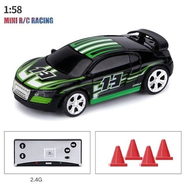 La couleur noire MINI voiture de course 158 RC,