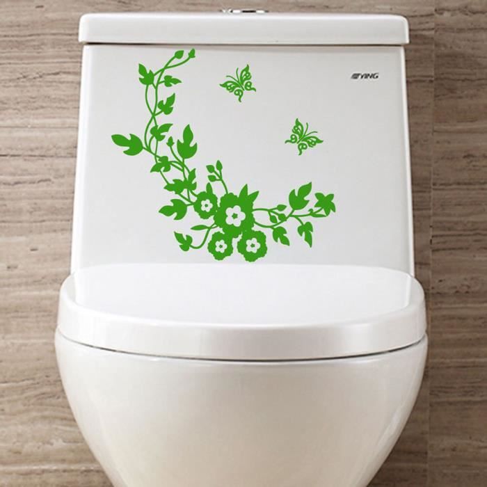 Nouveau 3D Siège De Toilette Autocollant Mural Salle De Bain Autocollant Vinyle Murale Décoration Maison