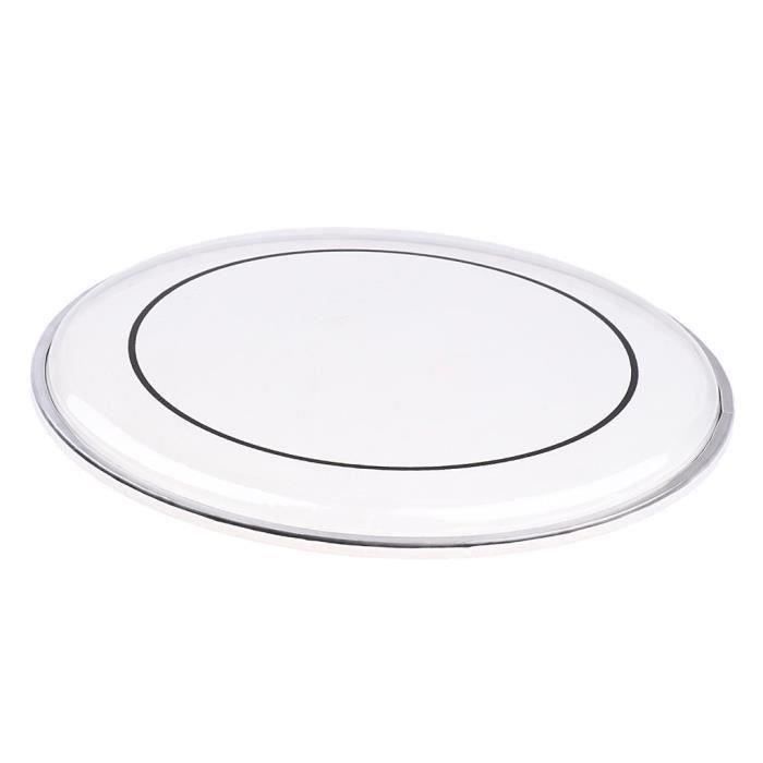 Lot De 2 Patchs Noirs Pour Tête De Tambour Double, Patch