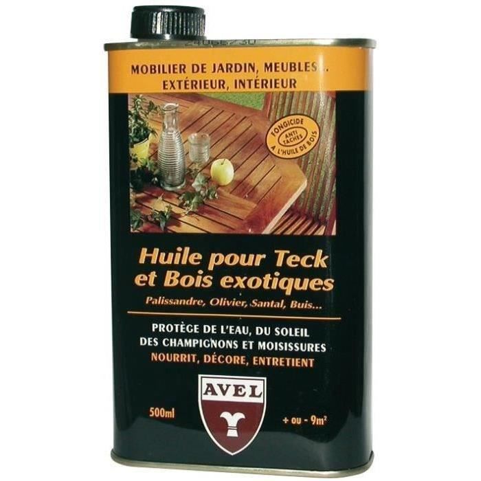 Huile protectrice - teck, bois exotique - 500 mL