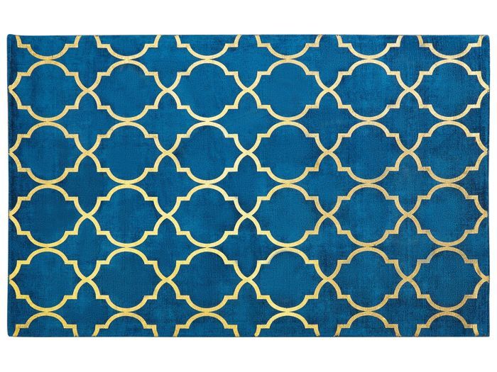 Amazing Épais Moderne Tapis Sketch Marocain Treillis Turquoise Crème F730 grande taille