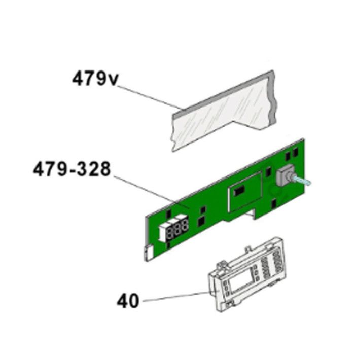 Carte Mère (Module Électronique) Pour Lave-Linge Candy - Modèle Evogt 13702D