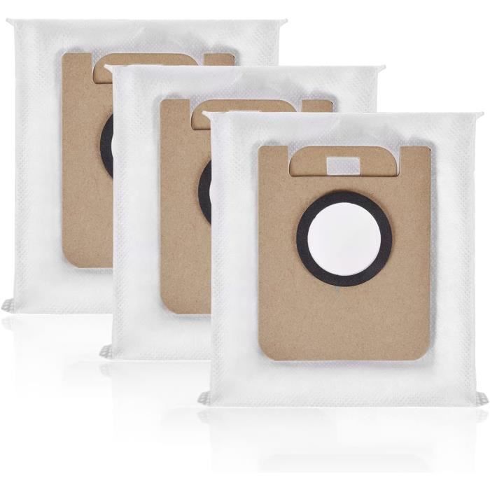 3 Sacs à Poussière 3.2L Pour Dreame Robot | L10s Pro/X40/X30/S20 Ultra