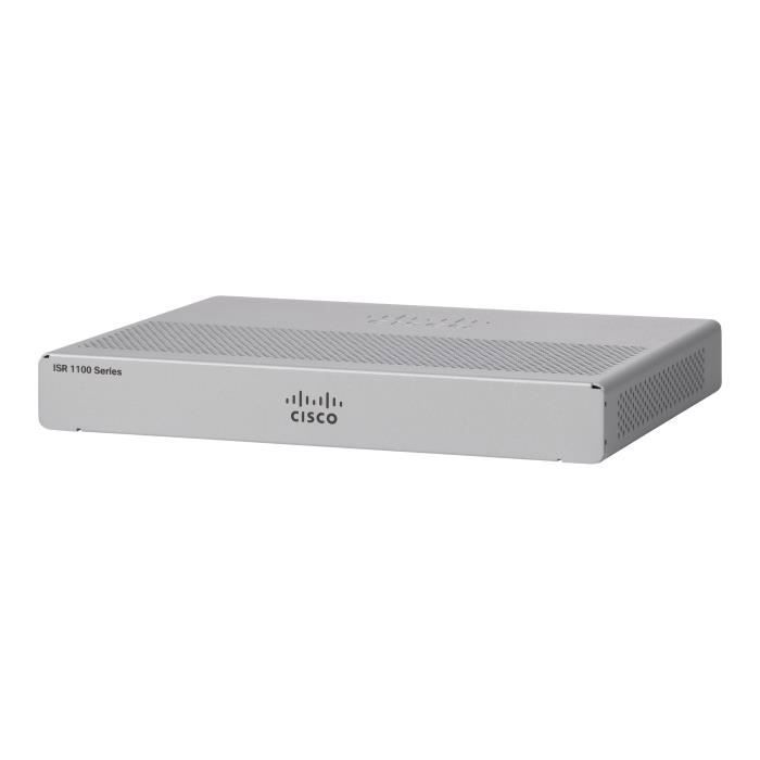 Cisco Integrated Services Router 1101 Routeur commutateur 4 ports GigE Montable sur rack