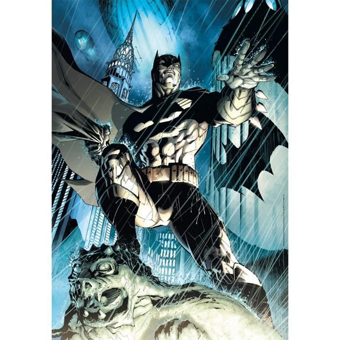 Puzzle - CLEMENTONI - Batman - 500 pièces - Poster Inclus - 36 x 49 cm