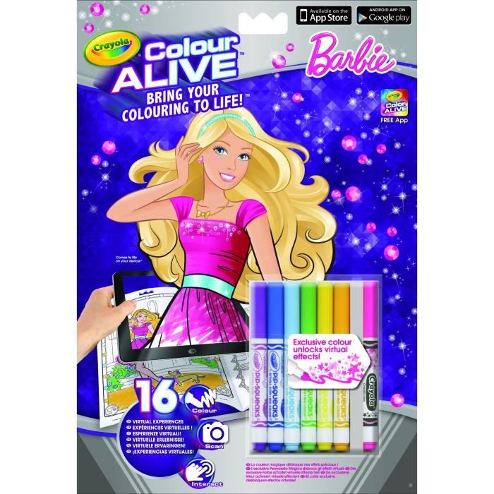BARBIE Kit Colour Alive Barbie - Cdiscount Jeux - Jouets