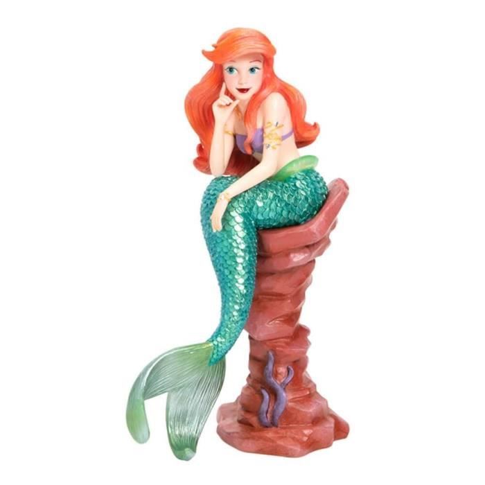 Figurine Ariel de la petite sirène avec vitrine de Disney