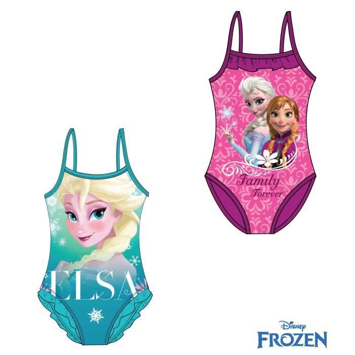 Maillot De Bain Une Pièce ANNA La Reine Des Neiges - Taille 8 Ans/128cm, Neuf Avec étiquettes