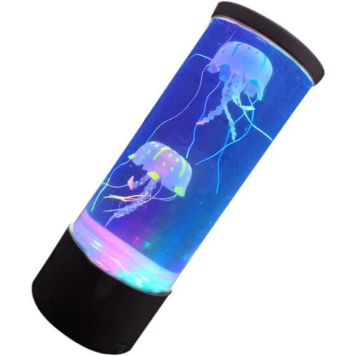 Lampe à Lave Et Méduses USB - 29cm, 17 Couleurs, Télécommande - Décoration Chambre, Ambiance Nocturne - GuKKK