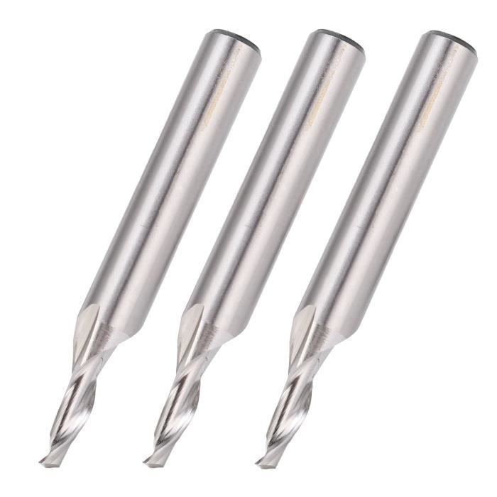 Fraise En Acier Tungstène Revêtement DLC - Pour CNC Aluminium, Cuivre, Bois | 6mm Diamètre