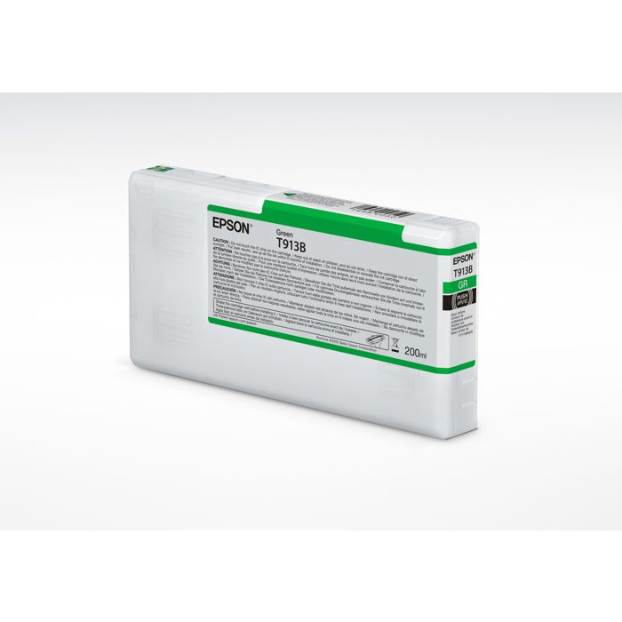 Cartouche jet dencre Epson UltraChrome HDR T913B – Vert – Jet dencre