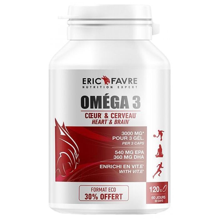 Oméga 3 Oméga 3 120 Capsules molles Cdiscount Santé Mieux vivre