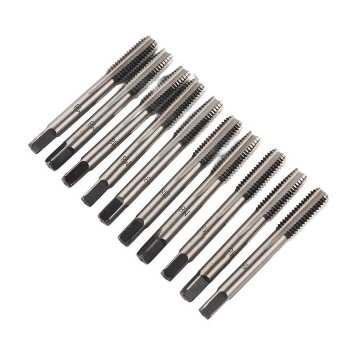 2 Tarauds à Filetage Métrique M20x2.5 En Acier Rapide - Pour Acier, Aluminium, Cuivre