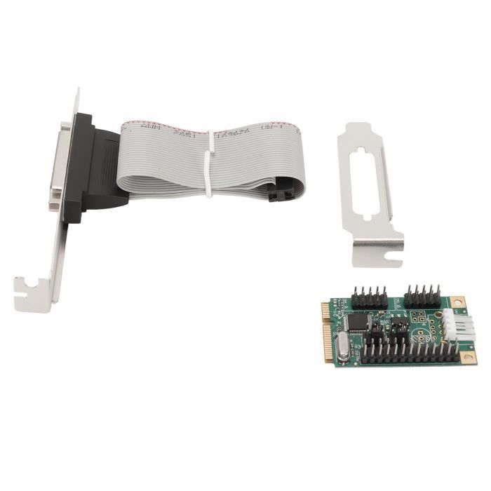 TMISHION carte de montage PCIe à port parallèle Carte d'extension de