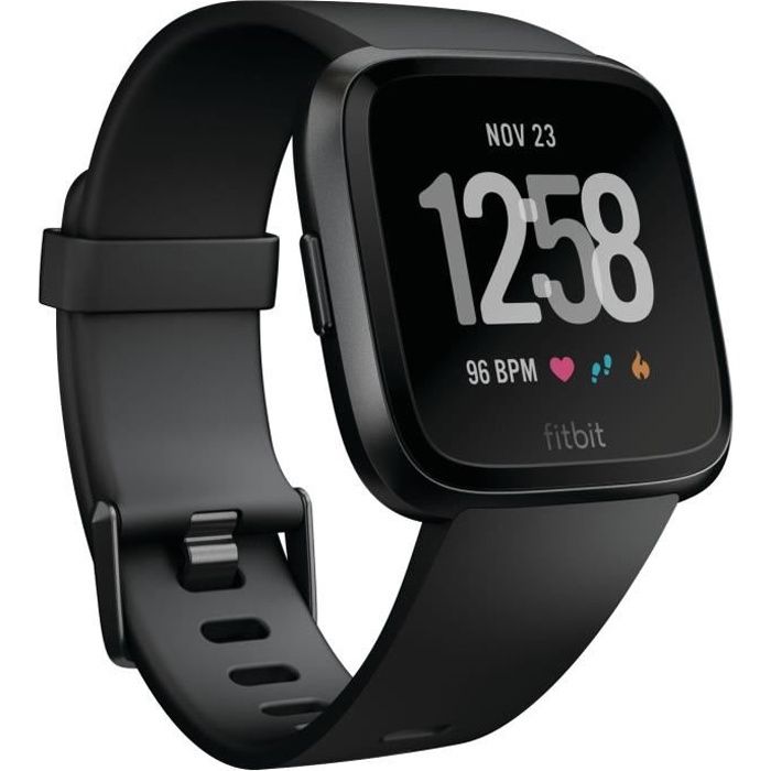 FITBIT VERSA Montre-coach connectée - Noire FB505GMBK-EU