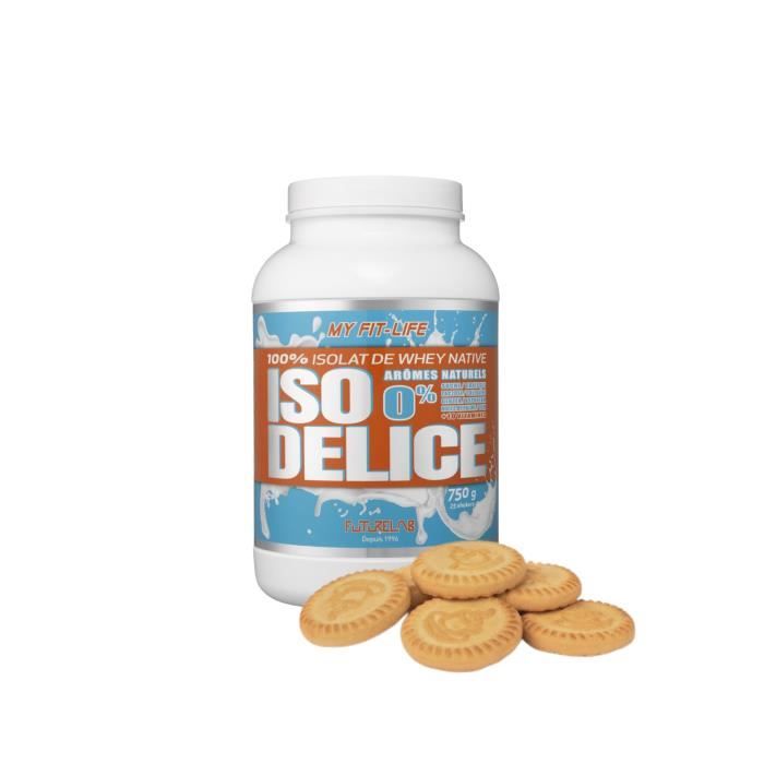 Iso Delice 750g Biscuit 100 protéine isolate de whey native