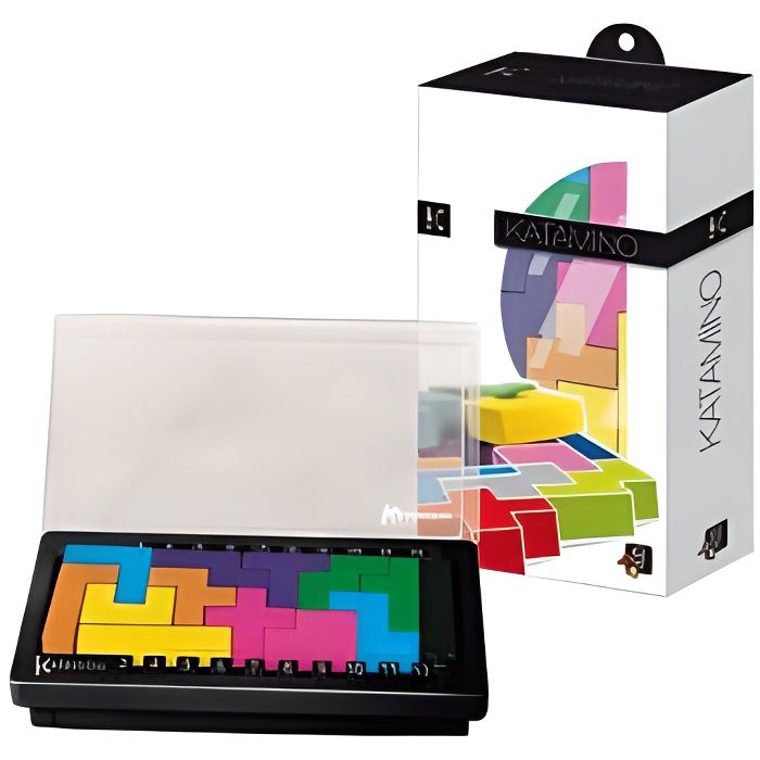 Jeu de société - GIGAMIC - Katamino pocket - Casse-tête évolutif - 12 pièces en plastique Jeu de société - GIGAMIC - Katamino pocket - Casse-tête évolutif - 12 pièces en plastique