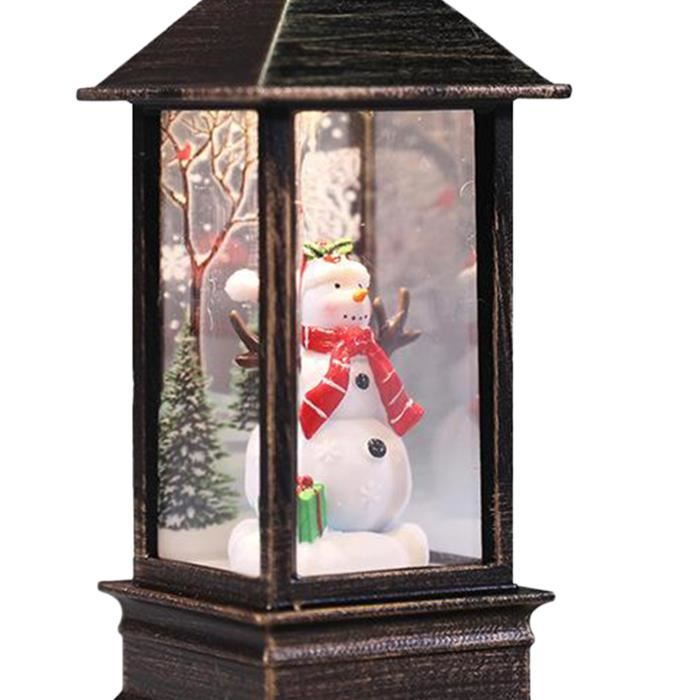 3 pièces de Table de Noël Lanternes, Extérieur Lanterne à Bougie avec LED  Batterie Légère Alimenté Bonhomme de neige - Cdiscount Maison