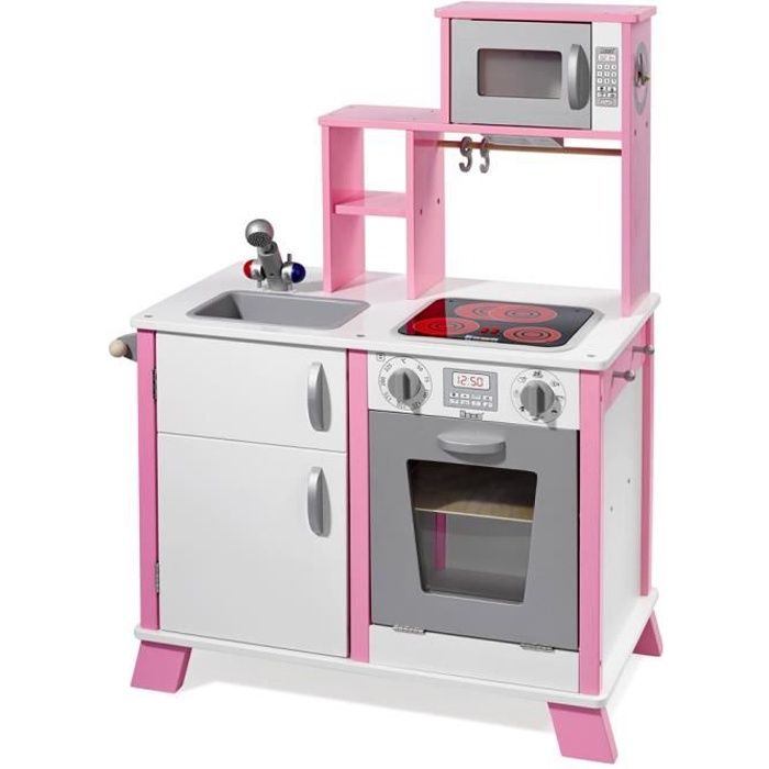 Howa Cuisine en bois pour enfant avec plaque de cuisson LED 48204