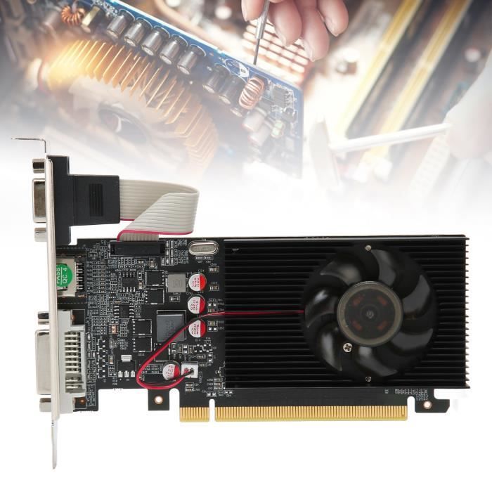 Carte Graphique GT220, Cartes Graphiques DDR3 1 Go 128 Bits avec 2