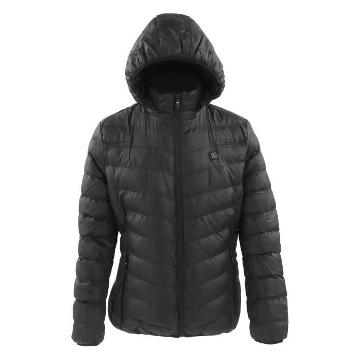 Veste Chauffante électrique Homme/femme – 10 Zones De Chaleur, Température Réglable – Imperméable, Coupe-vent – Pour Moto, Ski, Plein Air